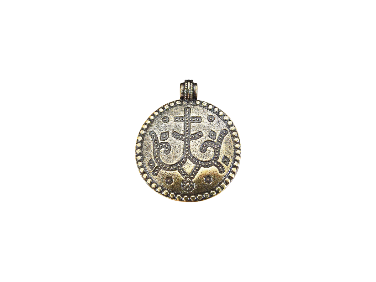 Cast pendant "Prosperous Cross"