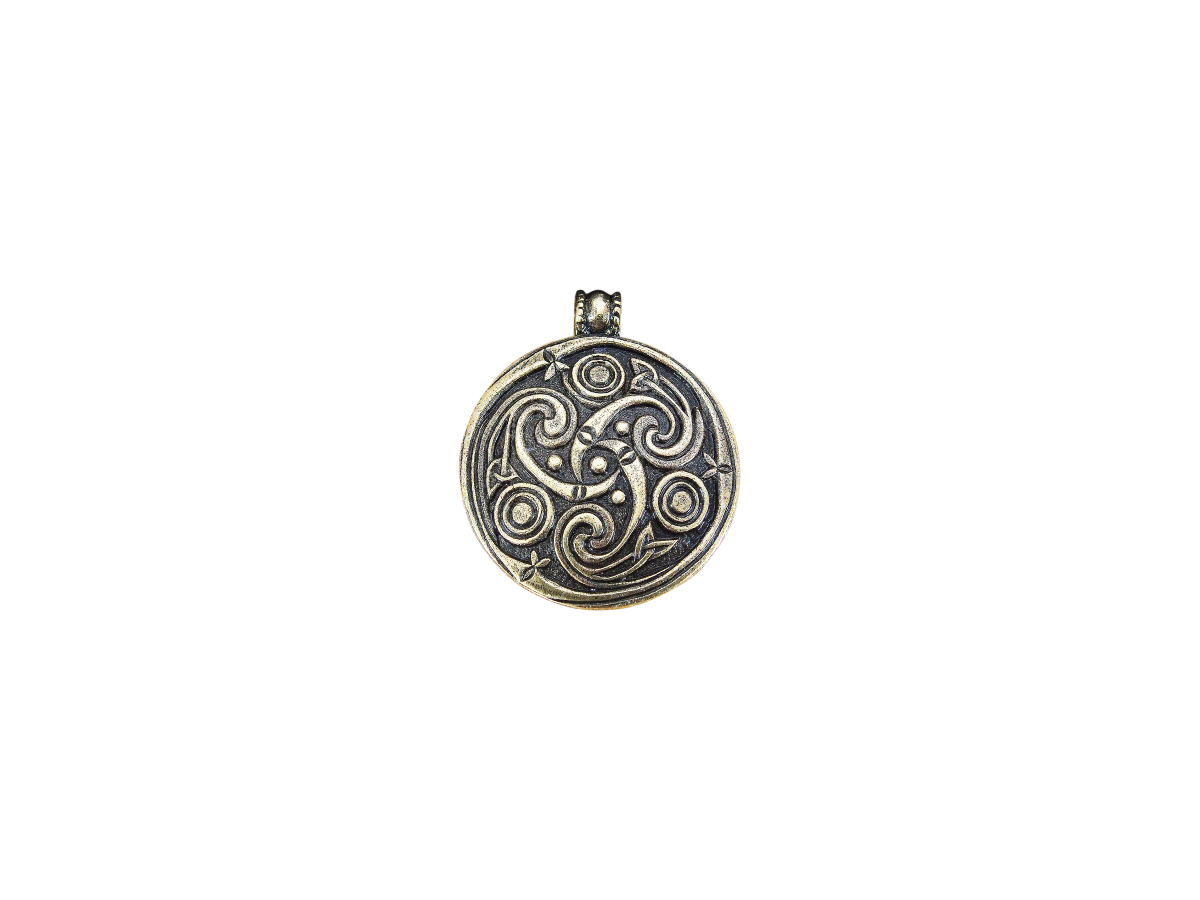 Cast pendant "Three-legged Kolovrat"