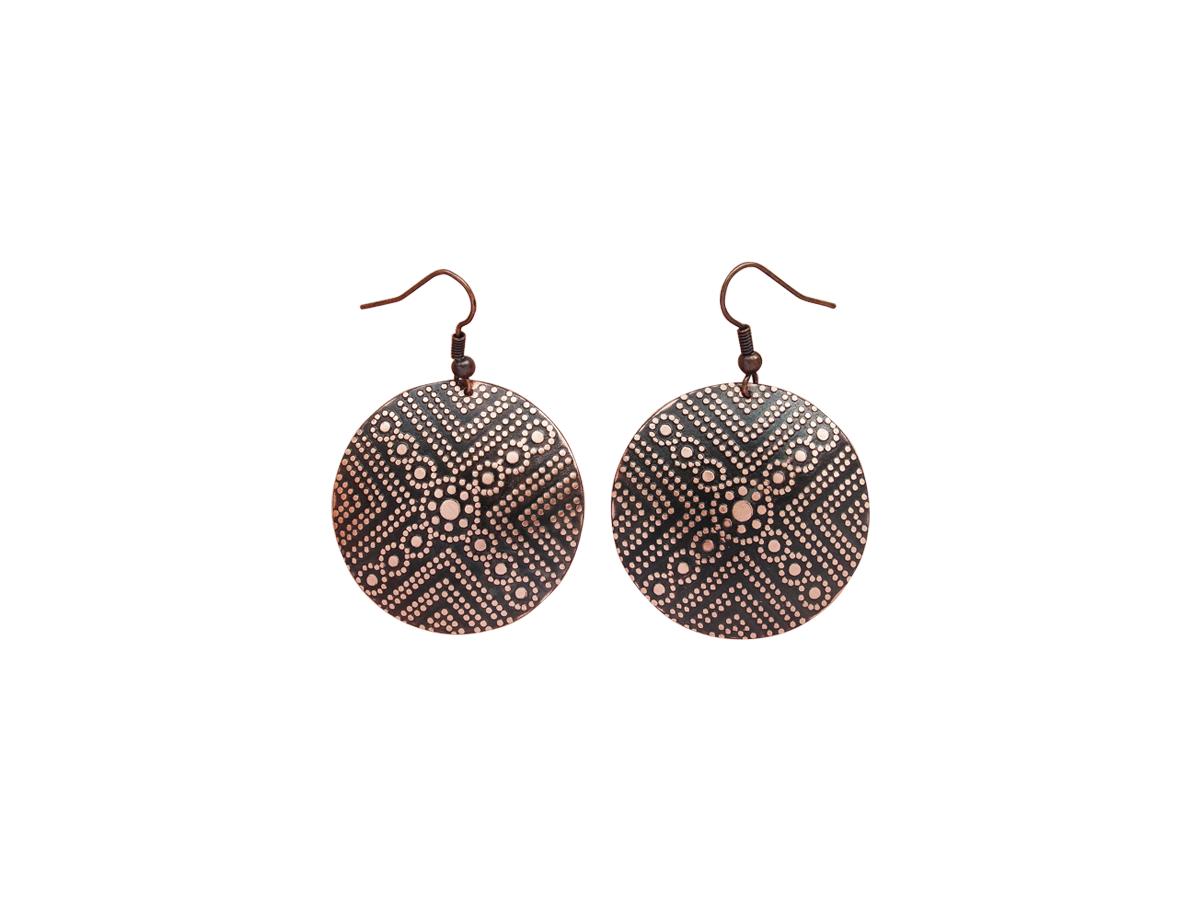 Earrings "Arable land"